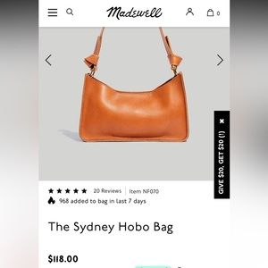 Madewell Sydney Hobo Bag
